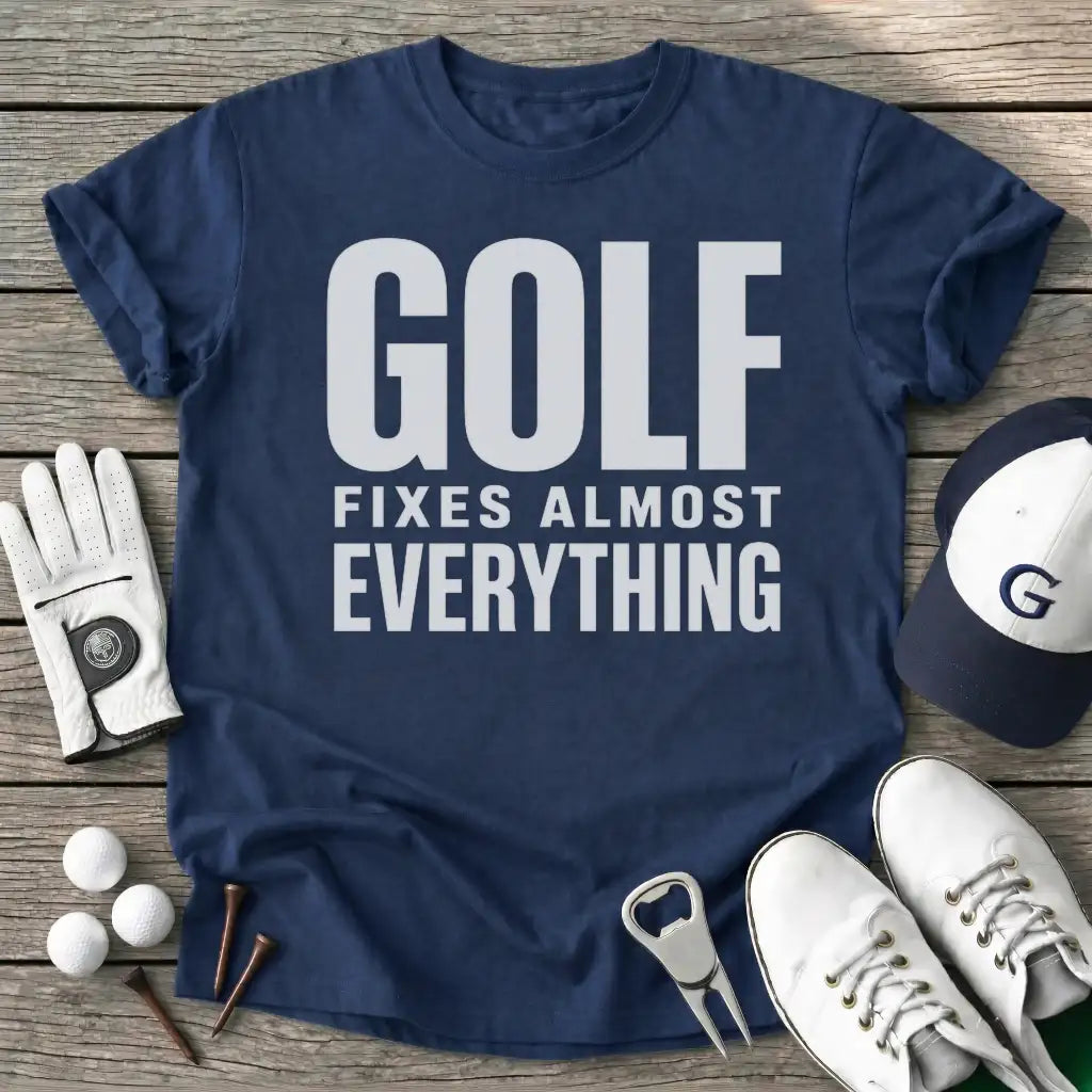 Golf Fixes Almost T-Shirt in Navy