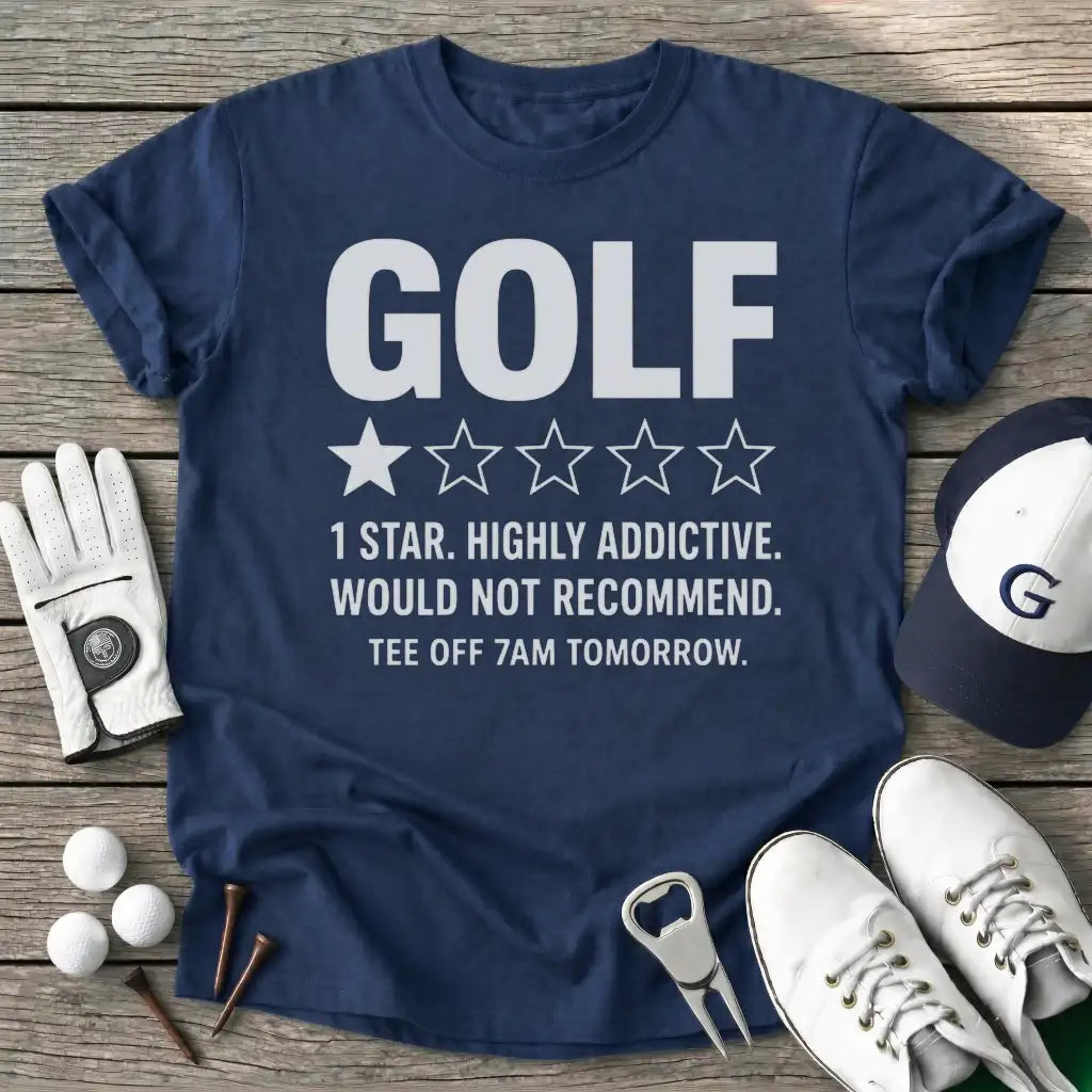 Golf Star Very T-Shirt in Navy