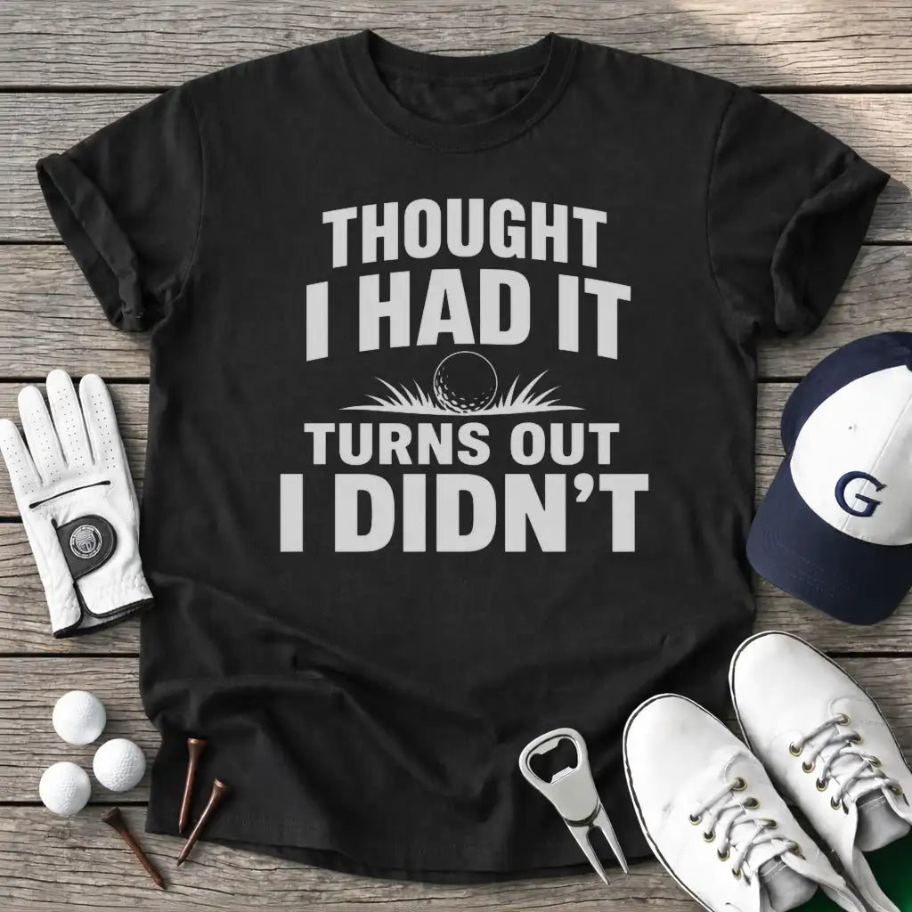 Thought Had Turns T-Shirt in Black