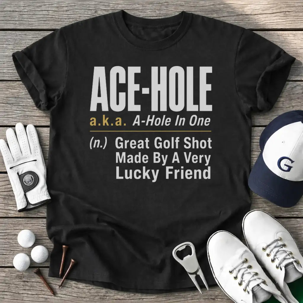Acehole Aka Ahole T-Shirt in Black