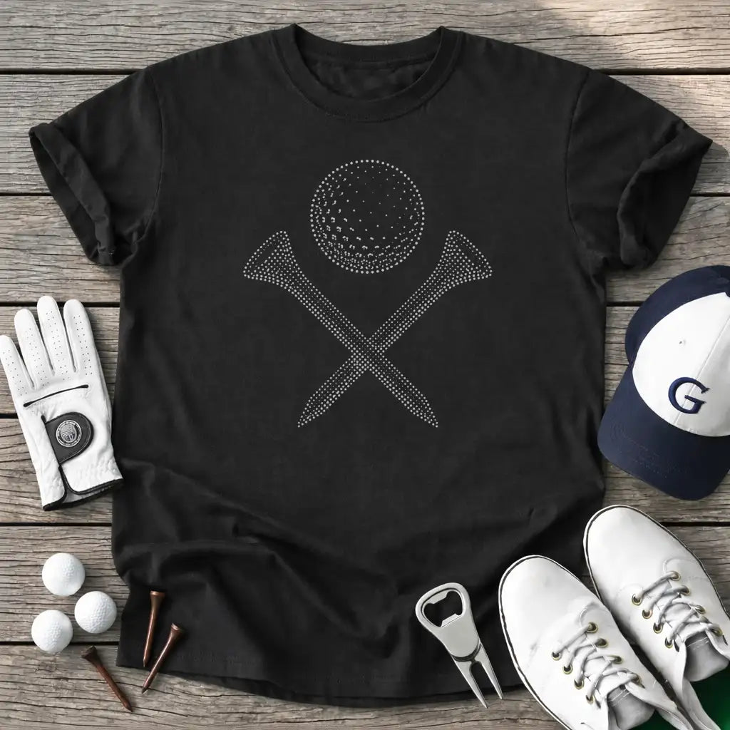 Golf Ball Crossed T-Shirt