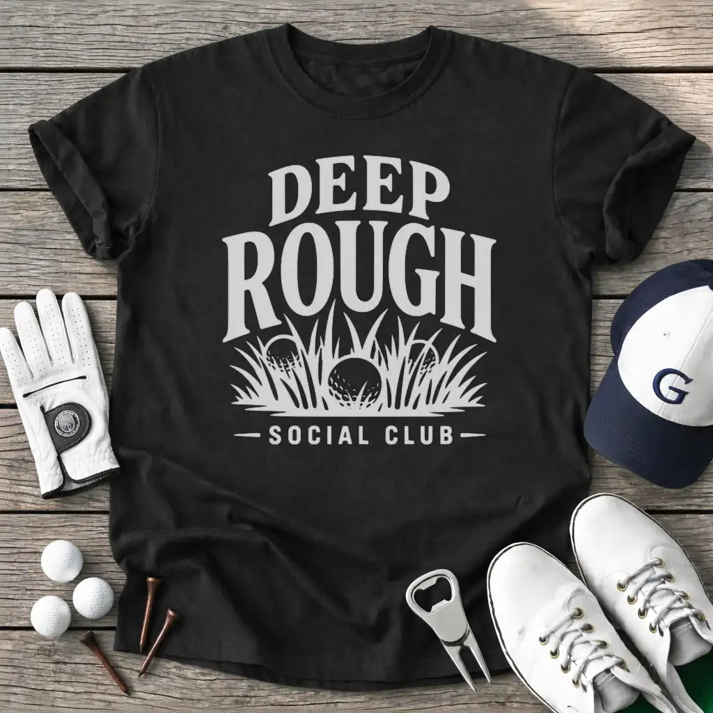 Deep Rough Social T-Shirt in Black