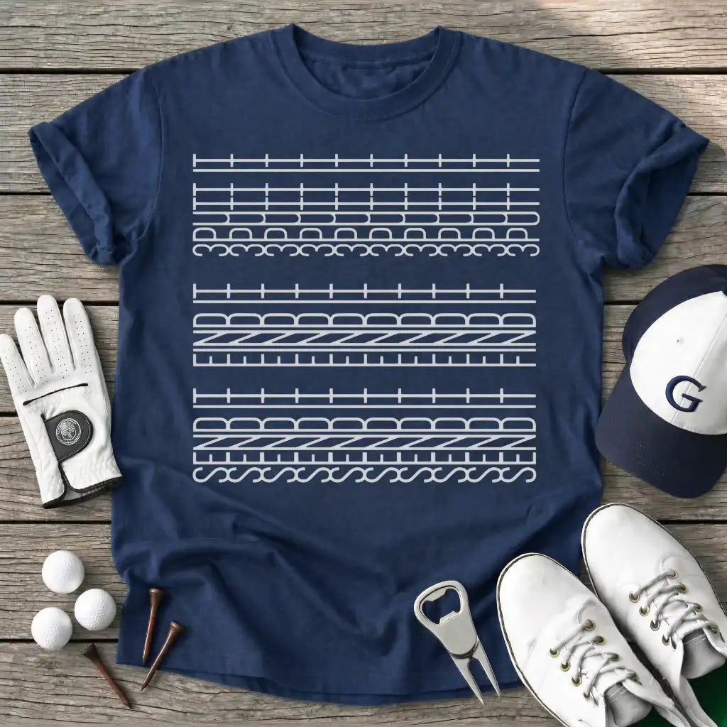 Lean Left Send Find T-Shirt in Navy