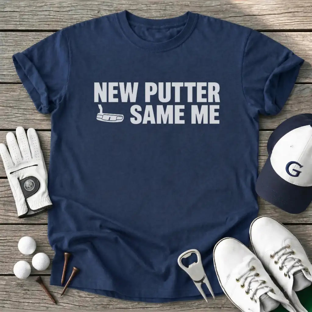 New Putter Same T-Shirt in Navy