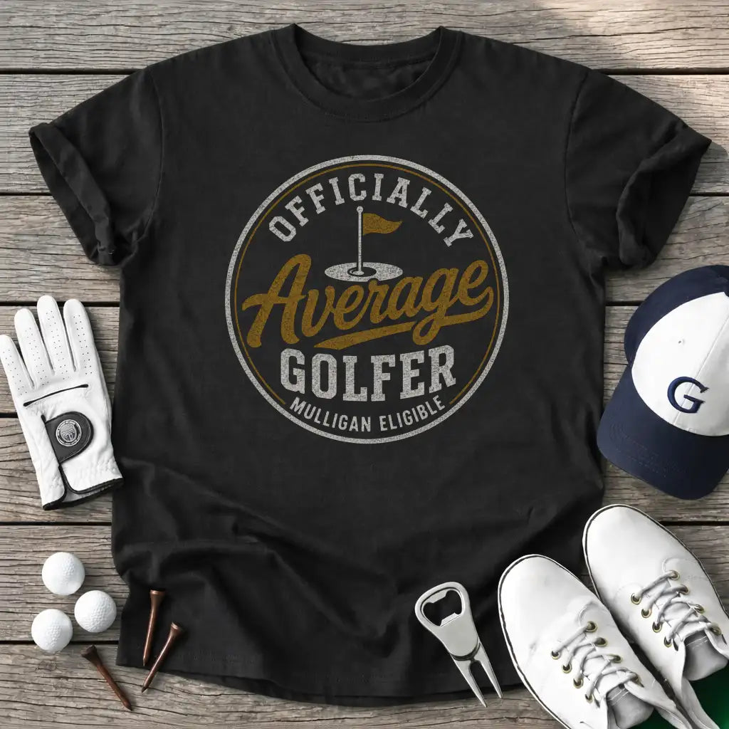 Officially Average T-Shirt in Black