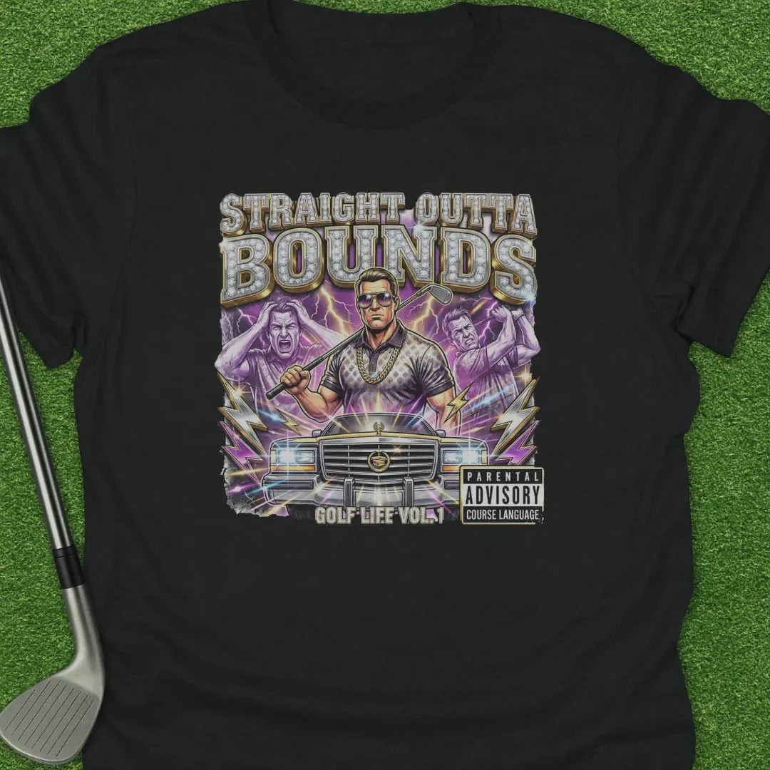 Black / S Album Straight T-Shirt