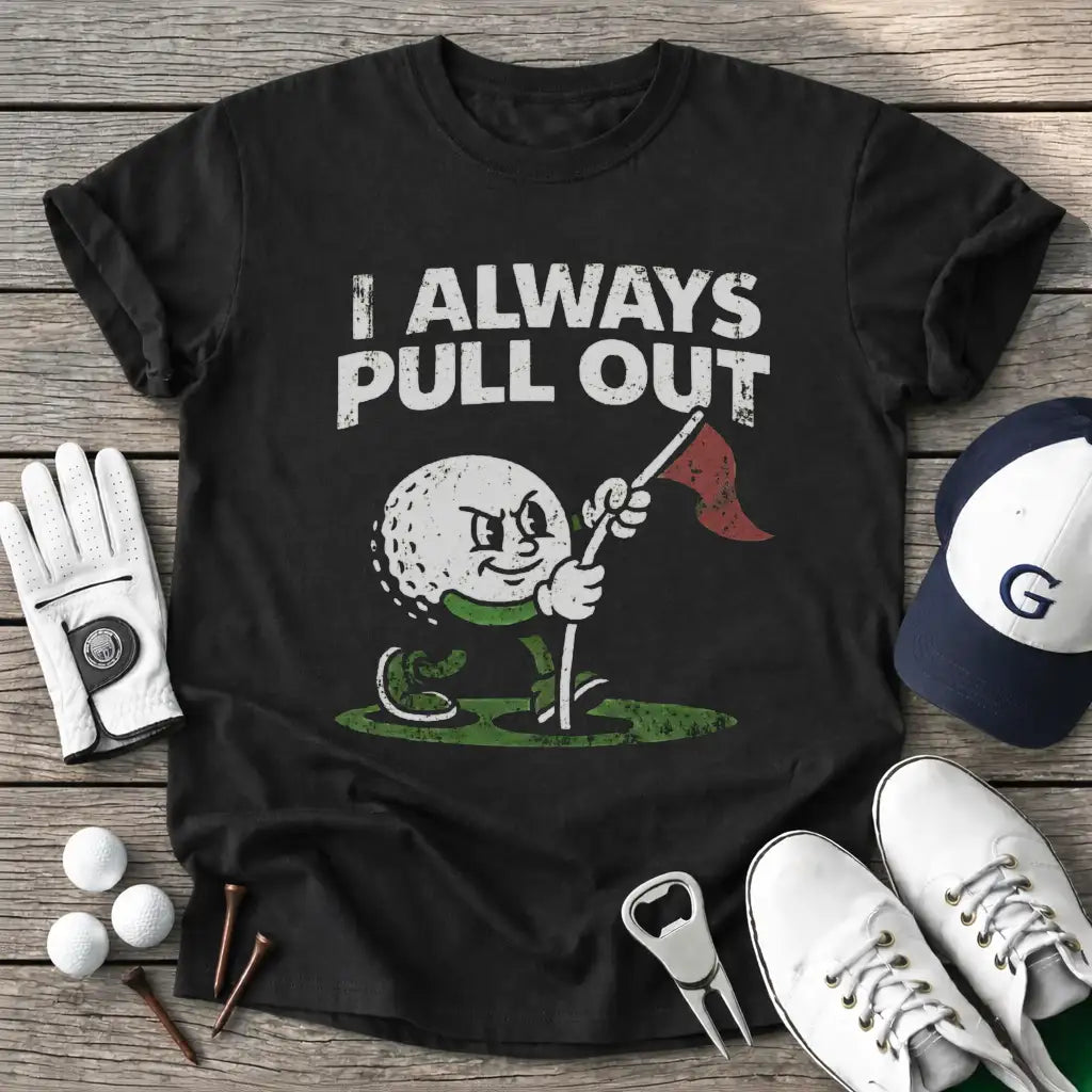 Black / S Always Pull Out T-Shirt