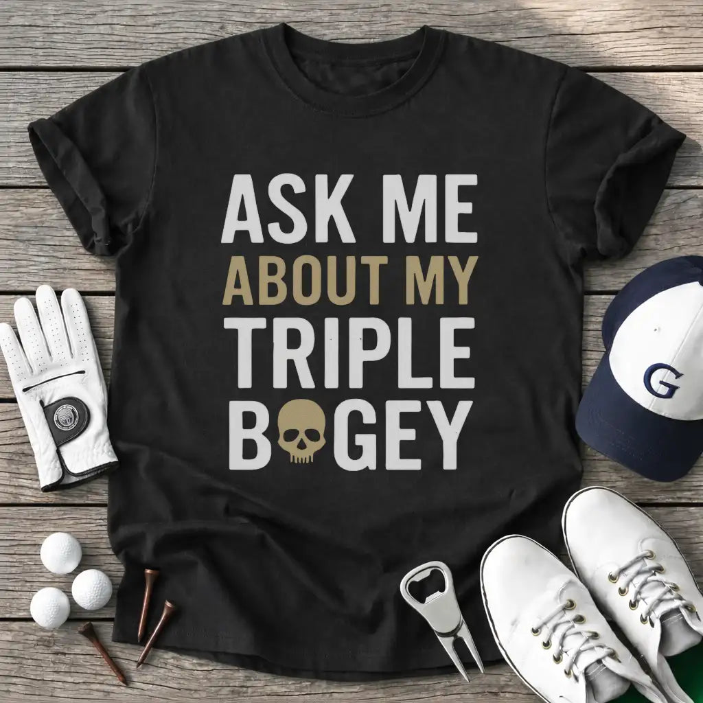 Black / S Ask About Triple T-Shirt