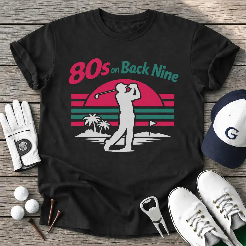 Back Nine T-Shirt in Black