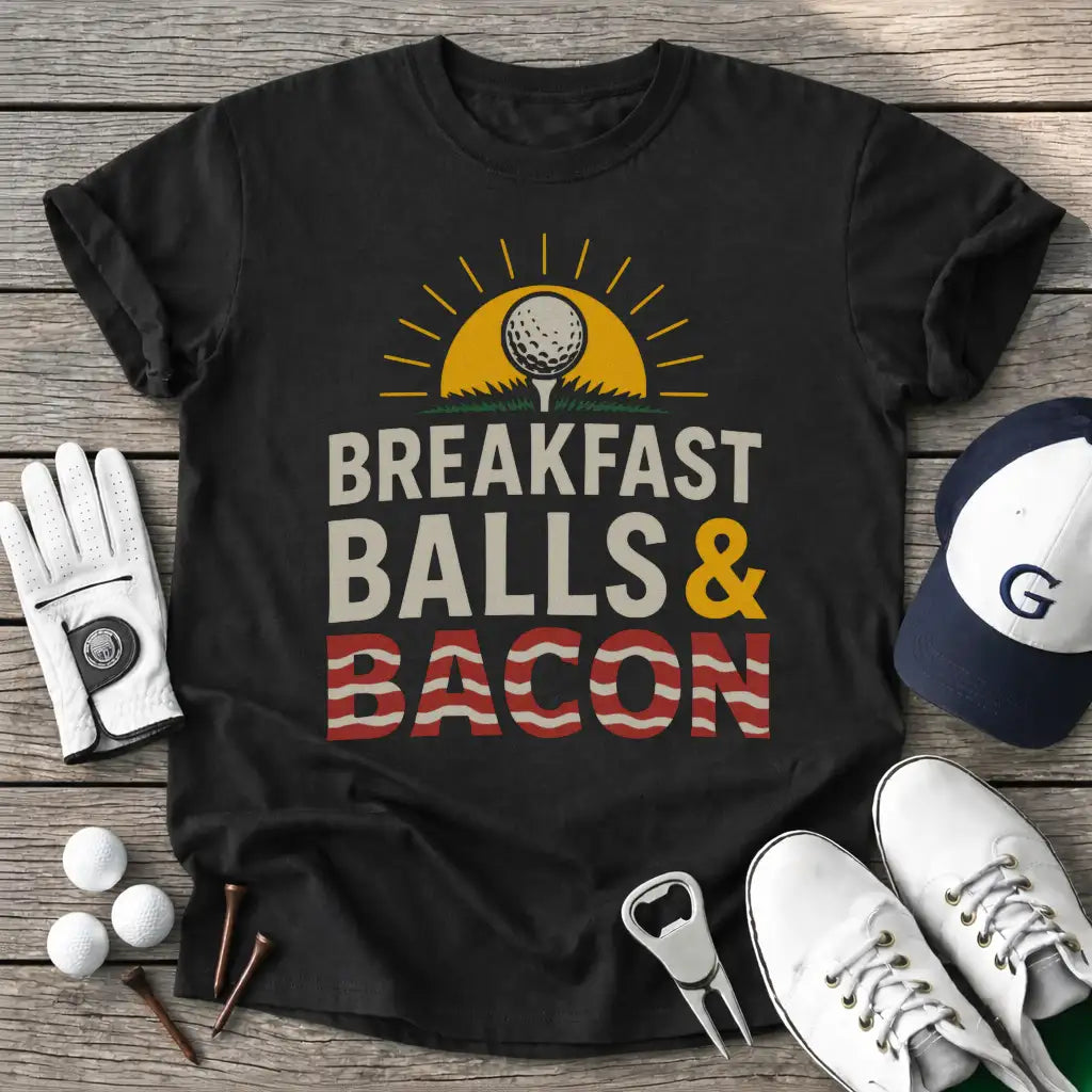 Black / S Bacon Breakfast T-Shirt