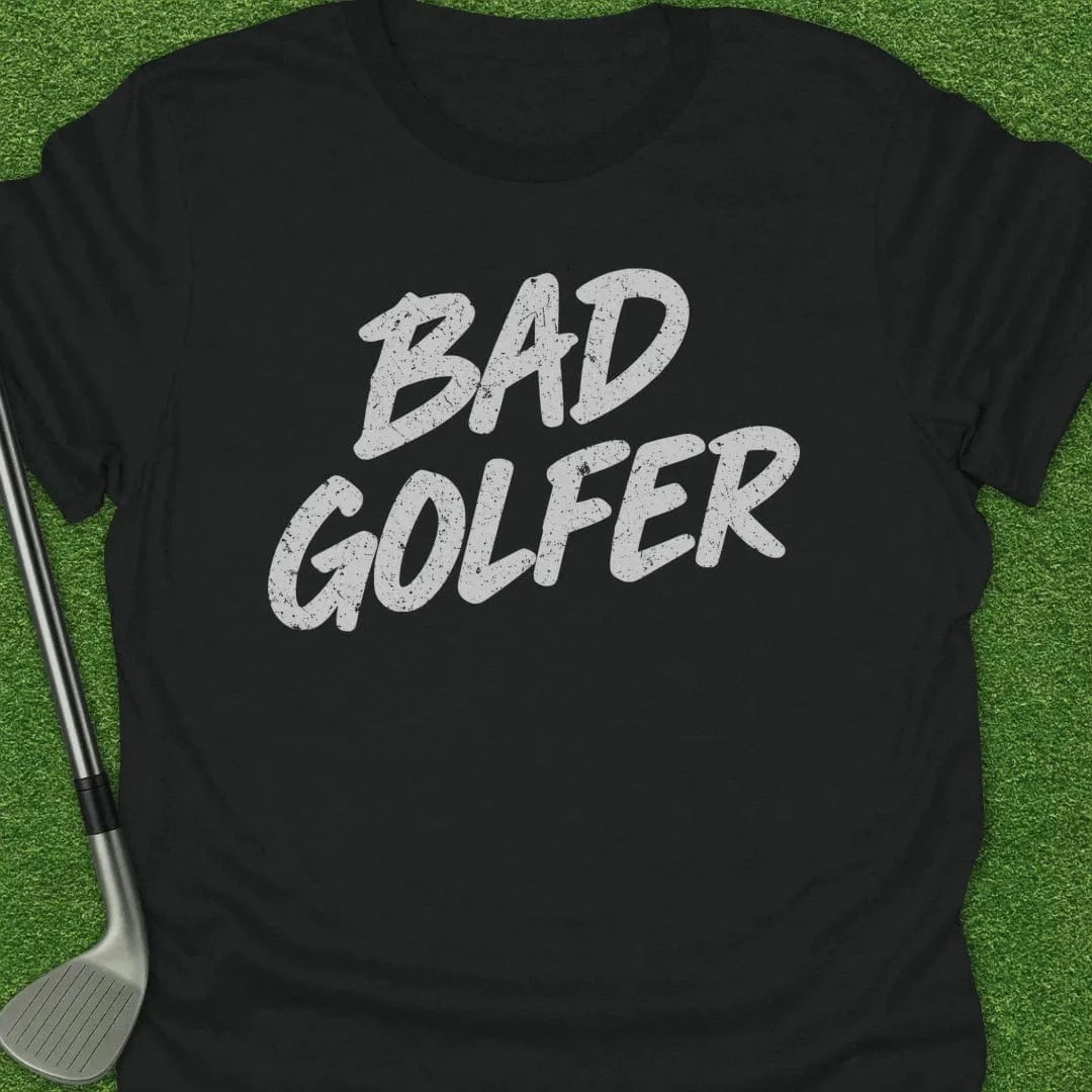 Black / S Bad Golfer Bold T-Shirt