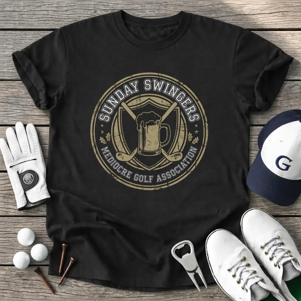 Black / S Badge Sunday T-Shirt