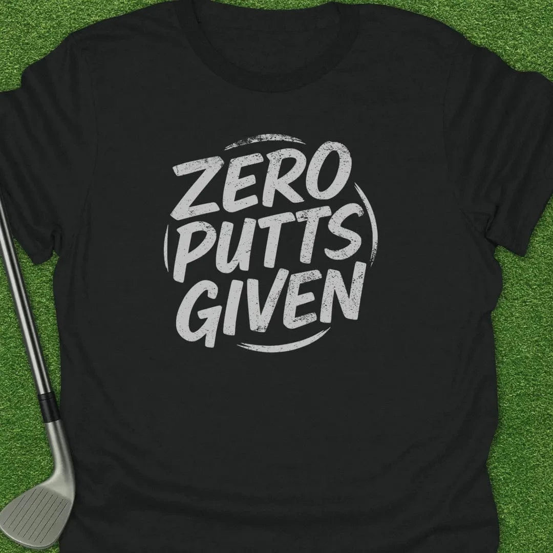 Black / S Badge Zero Putts T-Shirt
