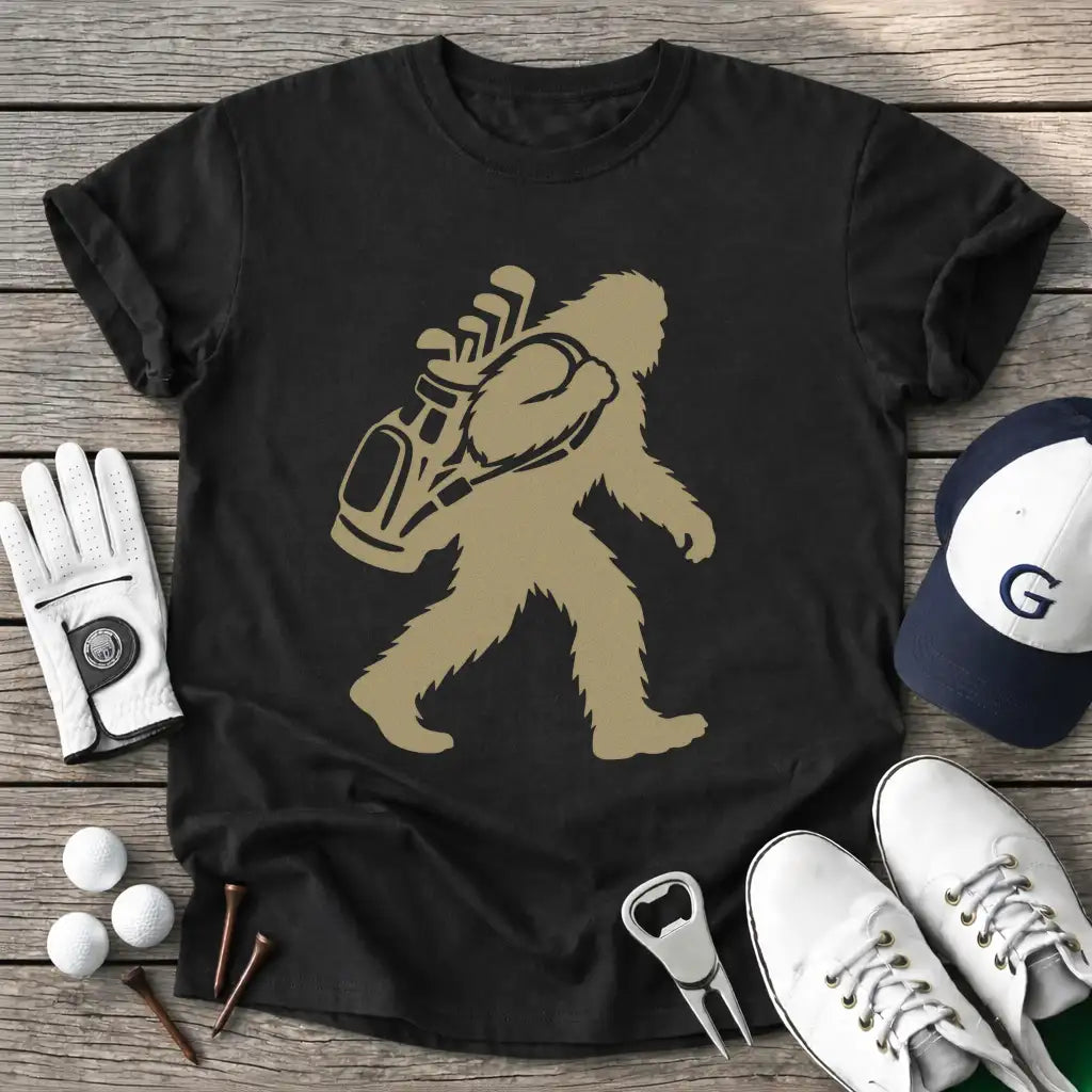 Black / S Bigfoot Silhouette T-Shirt