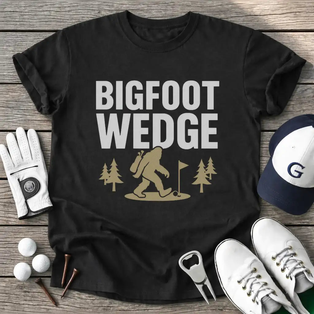 Black / S Bigfoot Wedge T-Shirt