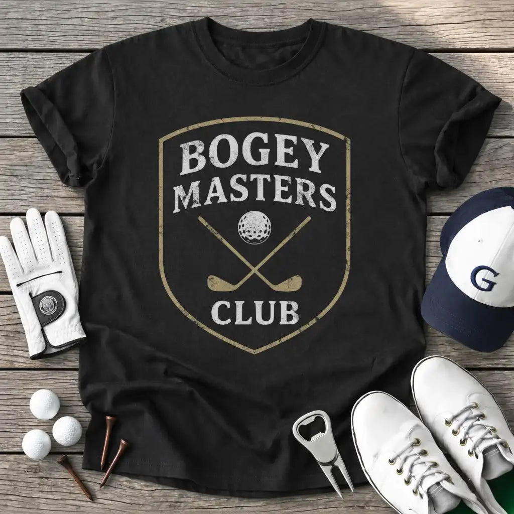 Black / S Bogey Masters Club T-Shirt