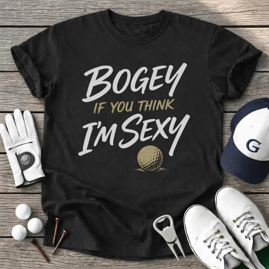Black / S Bogey You Think Sexy T-Shirt