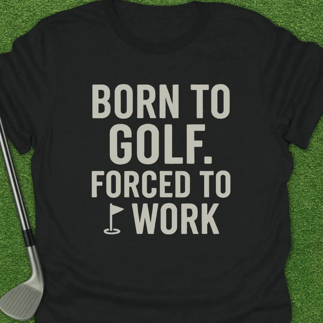 Black / S Born Golf Forced T-Shirt