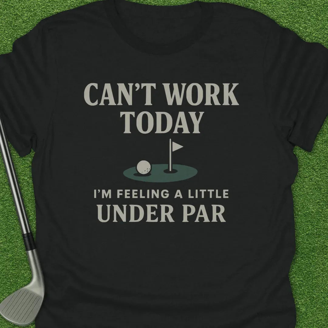 Black / S Cant Work Today T-Shirt