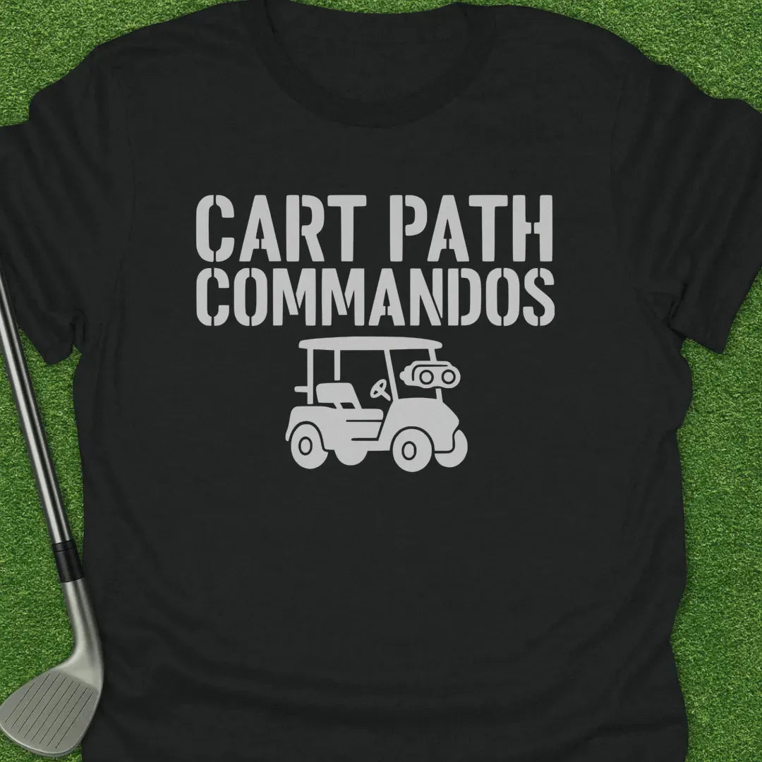 Black / S Cart Path Commandos T-Shirt