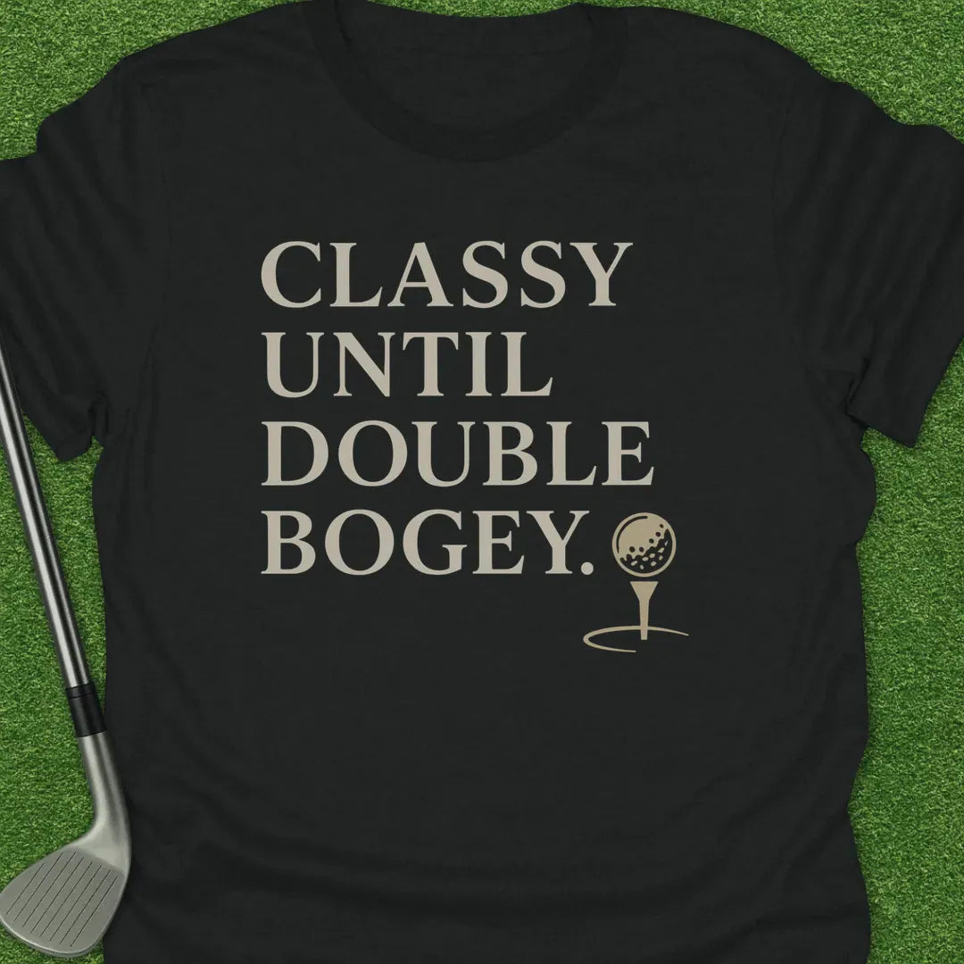 Black / S Classy Until Double T-Shirt