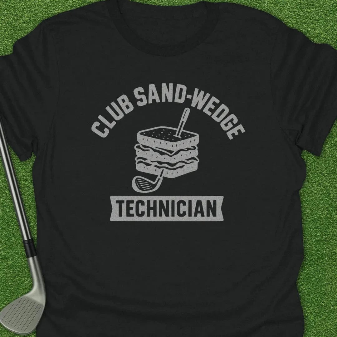 Black / S Club Sandwedge T-Shirt