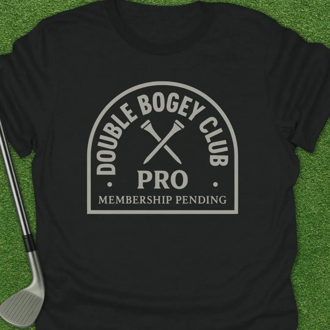 Black / S Double Bogey Club T-Shirt
