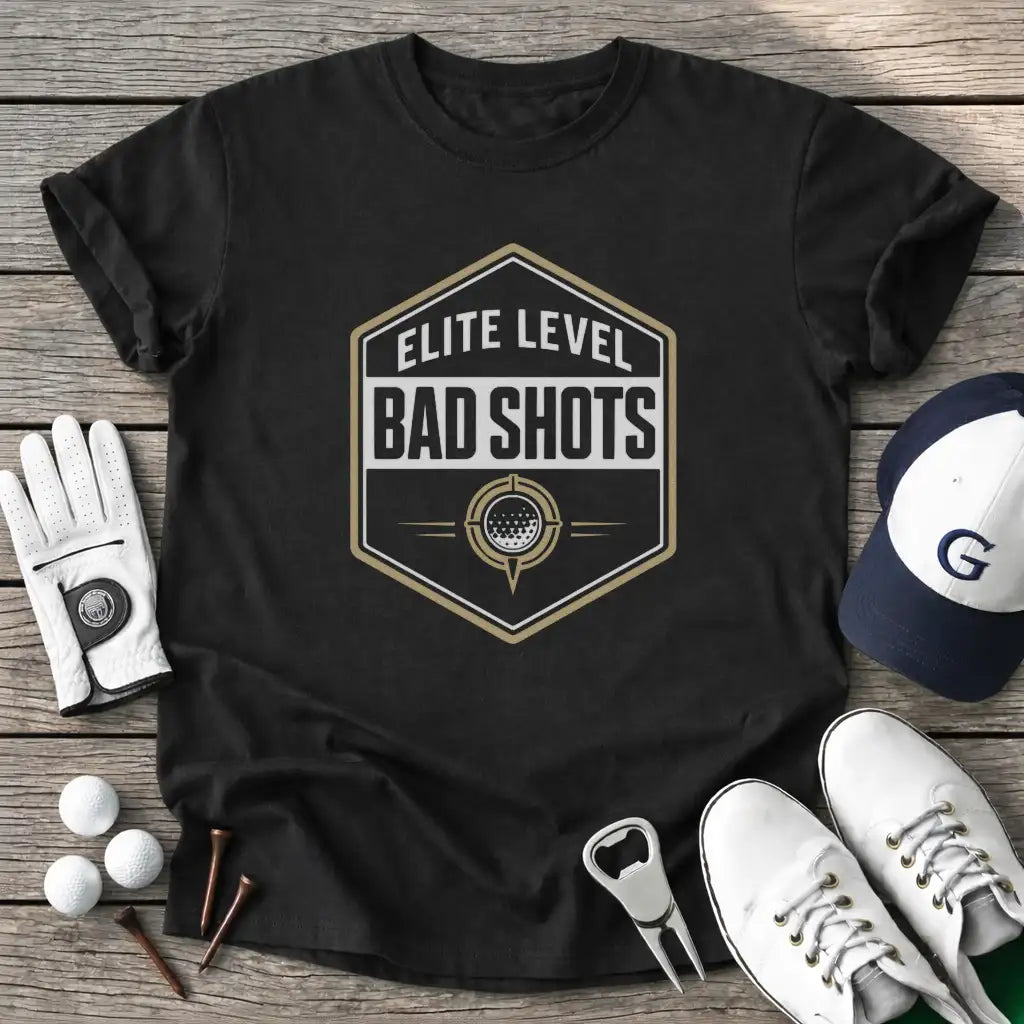 Black / S Elite Level Bad T-Shirt