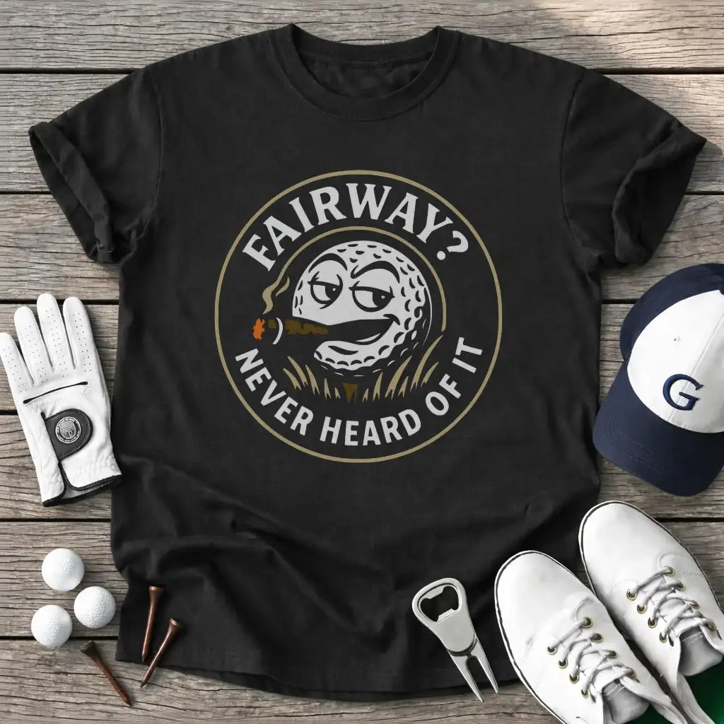 Black / S Fairway Never Heard T-Shirt