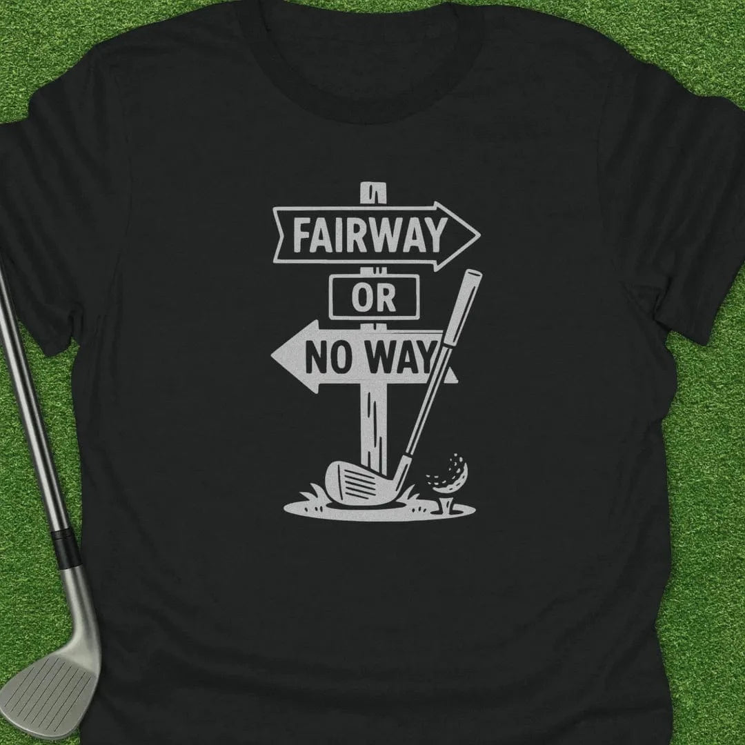 Black / S Fairway Way T-Shirt