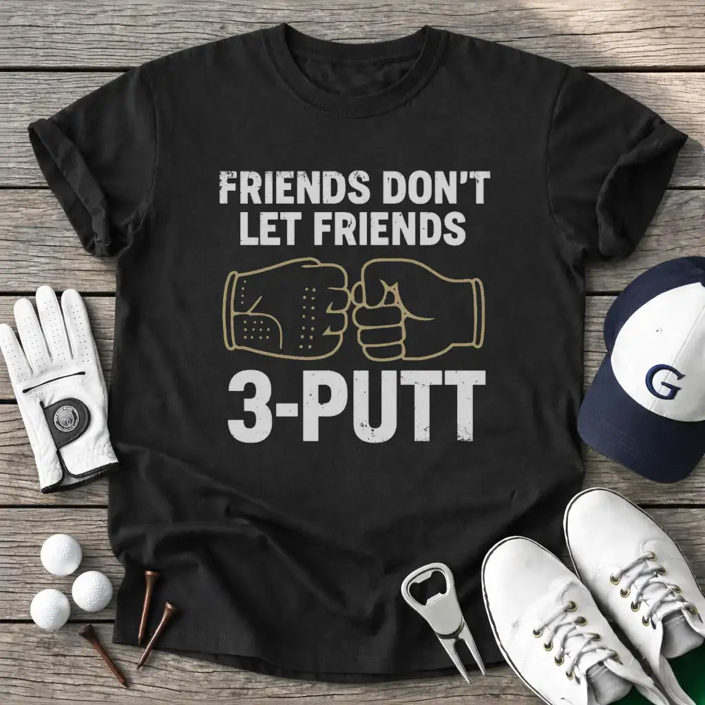Black / S Friends Dont Let T-Shirt
