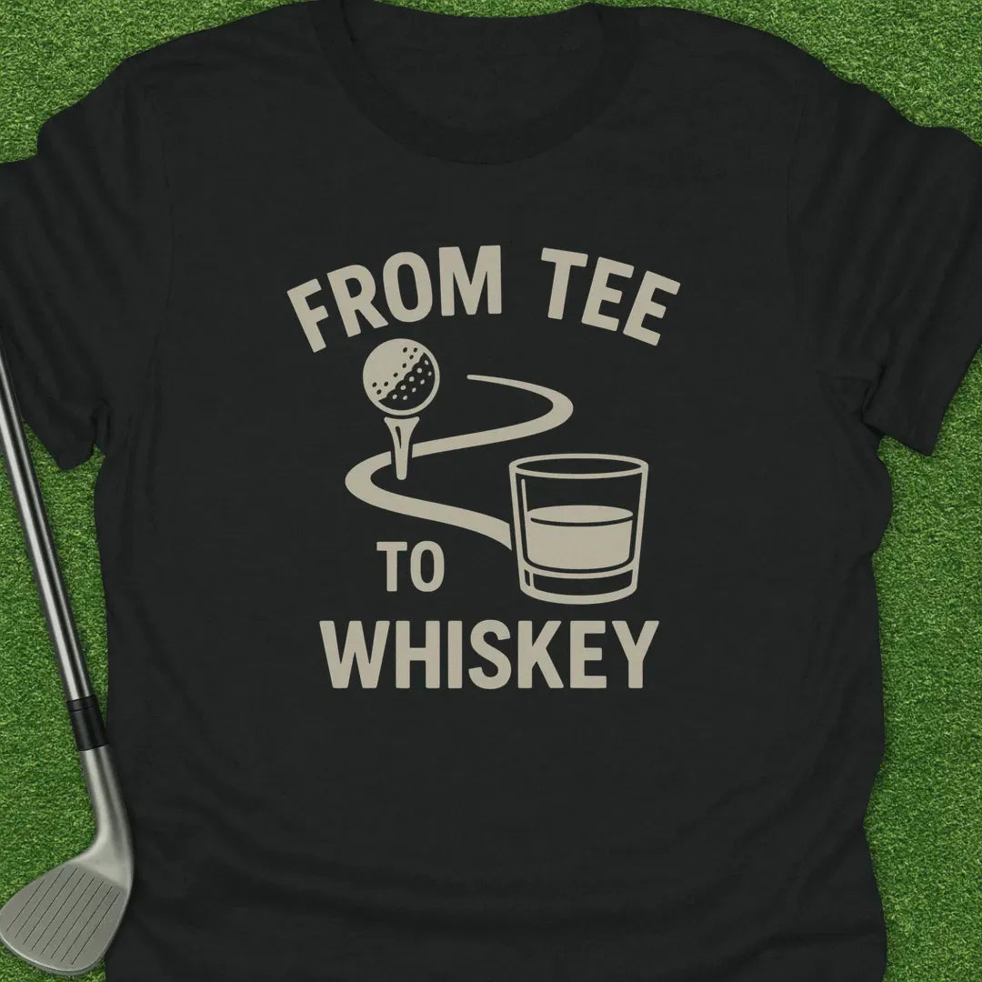 Black / S From Tee Whiskey T-Shirt