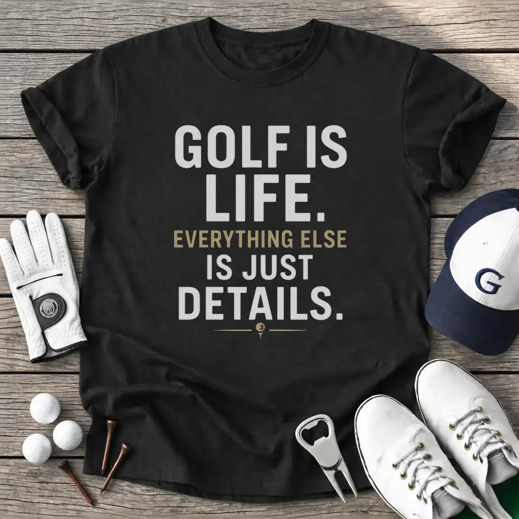 Black / S Golf Life T-Shirt