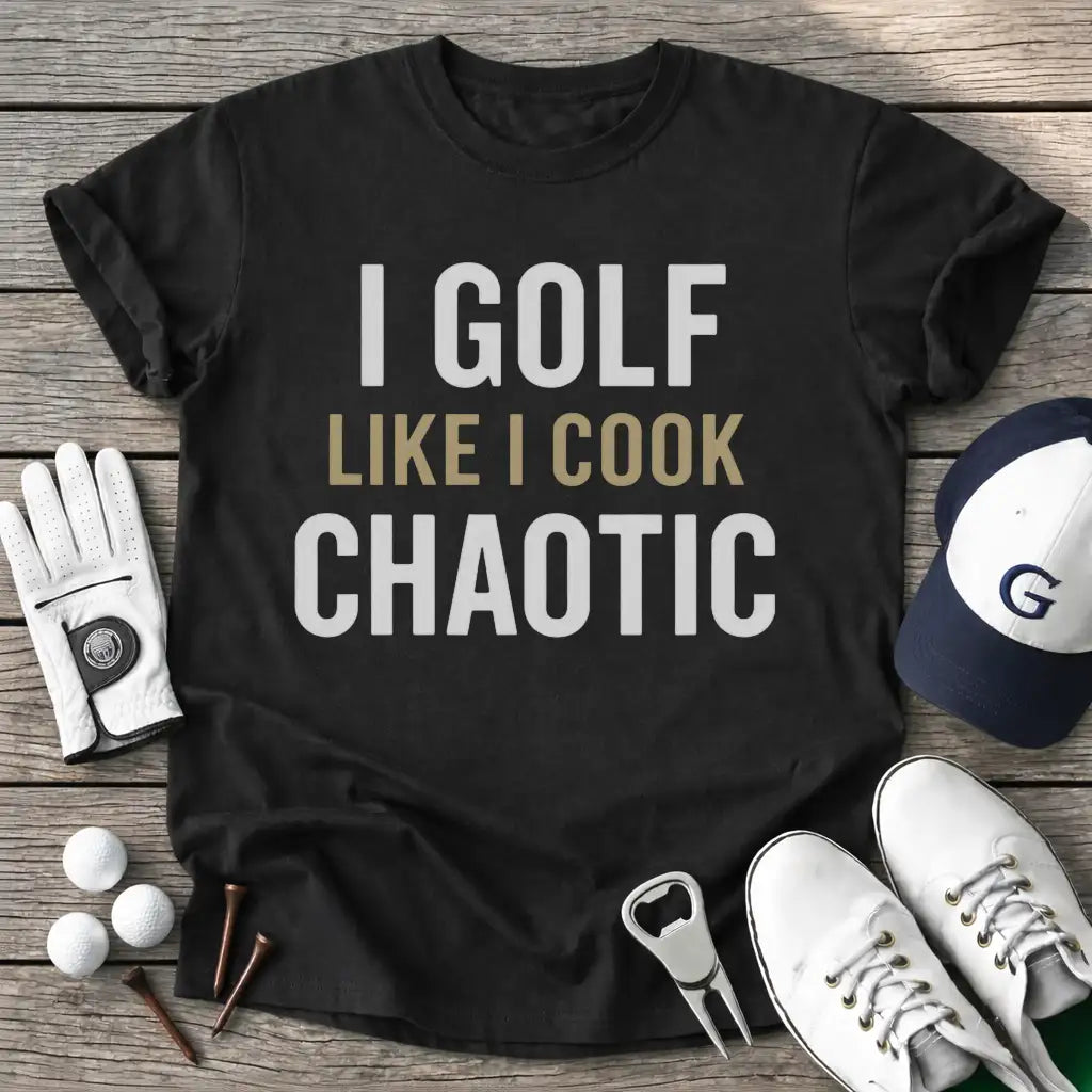 Black / S Golf Like Cook T-Shirt