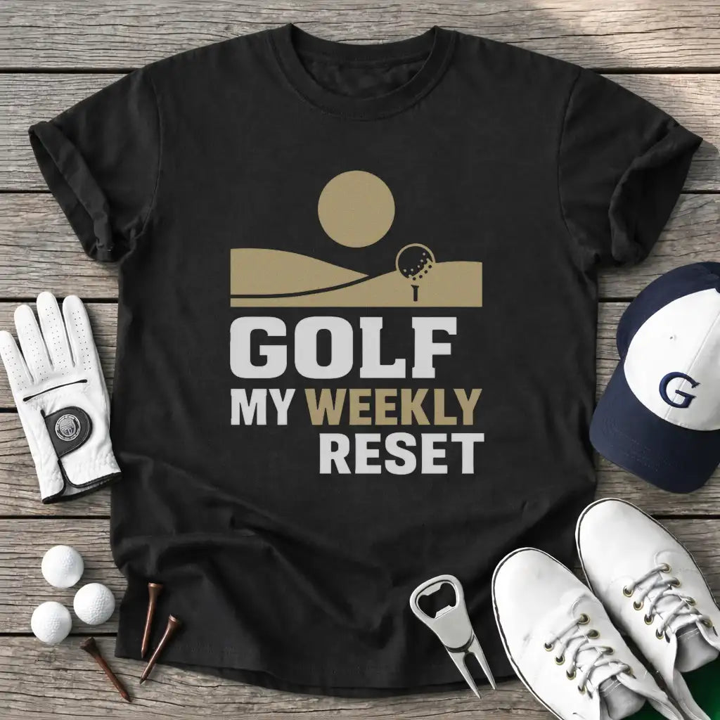Black / S Golf Weekly Reset T-Shirt