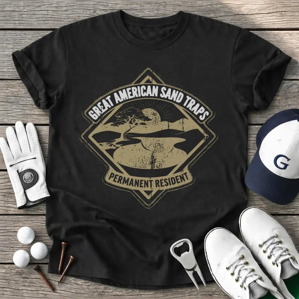 Black / S Great American Sand T-Shirt