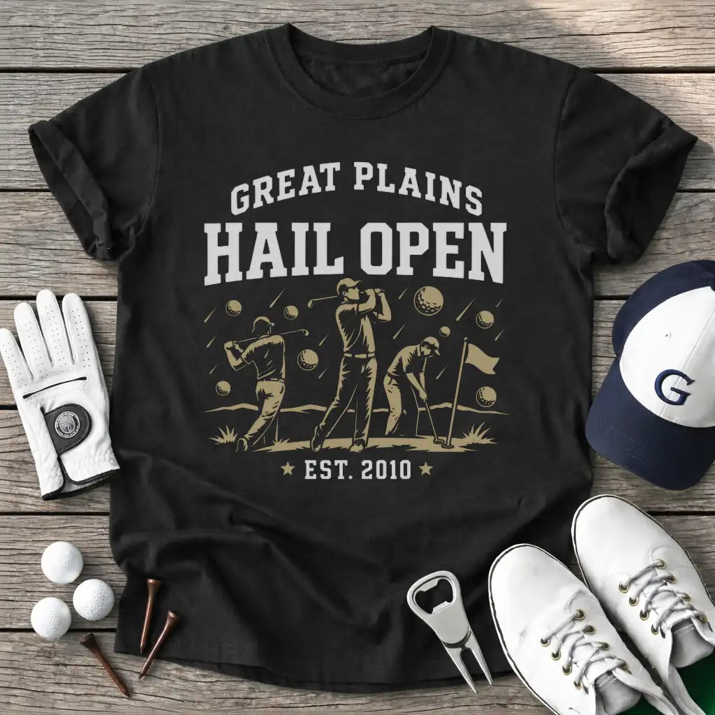 Black / S Great Plains Hail T-Shirt