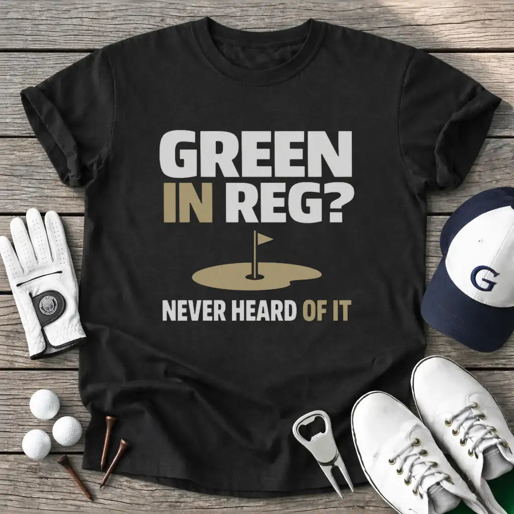 Black / S Green Reg Never T-Shirt