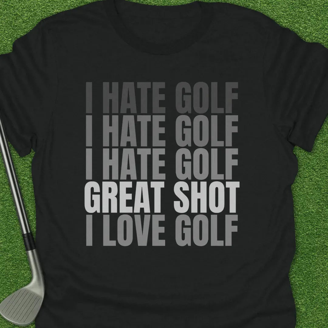 Black / S Hate Golf Hate Golf T-Shirt