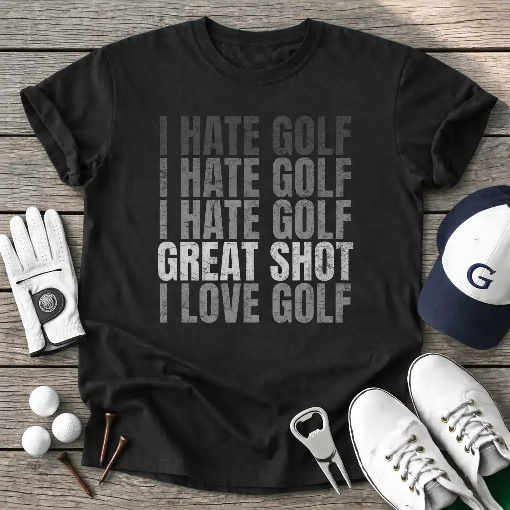 Black / S Hate Golf Hate Golf T-Shirt