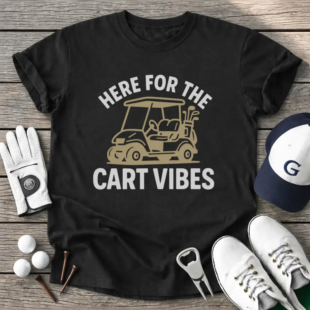 Black / S Here For The Cart T-Shirt