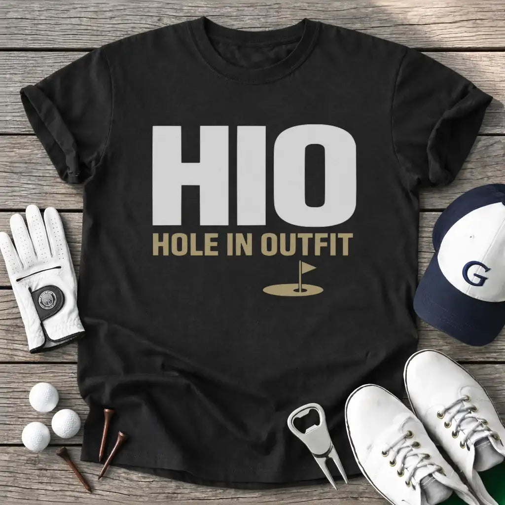 Black / S Hio Hole Outfit T-Shirt