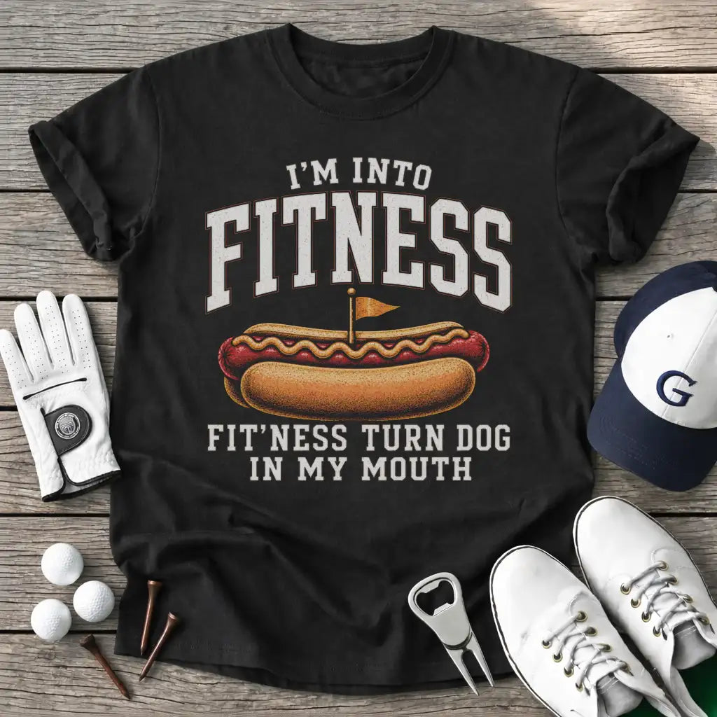Black / S Into Fitness T-Shirt