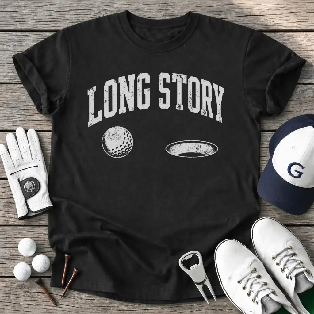 Long Story Short T-Shirt in Black