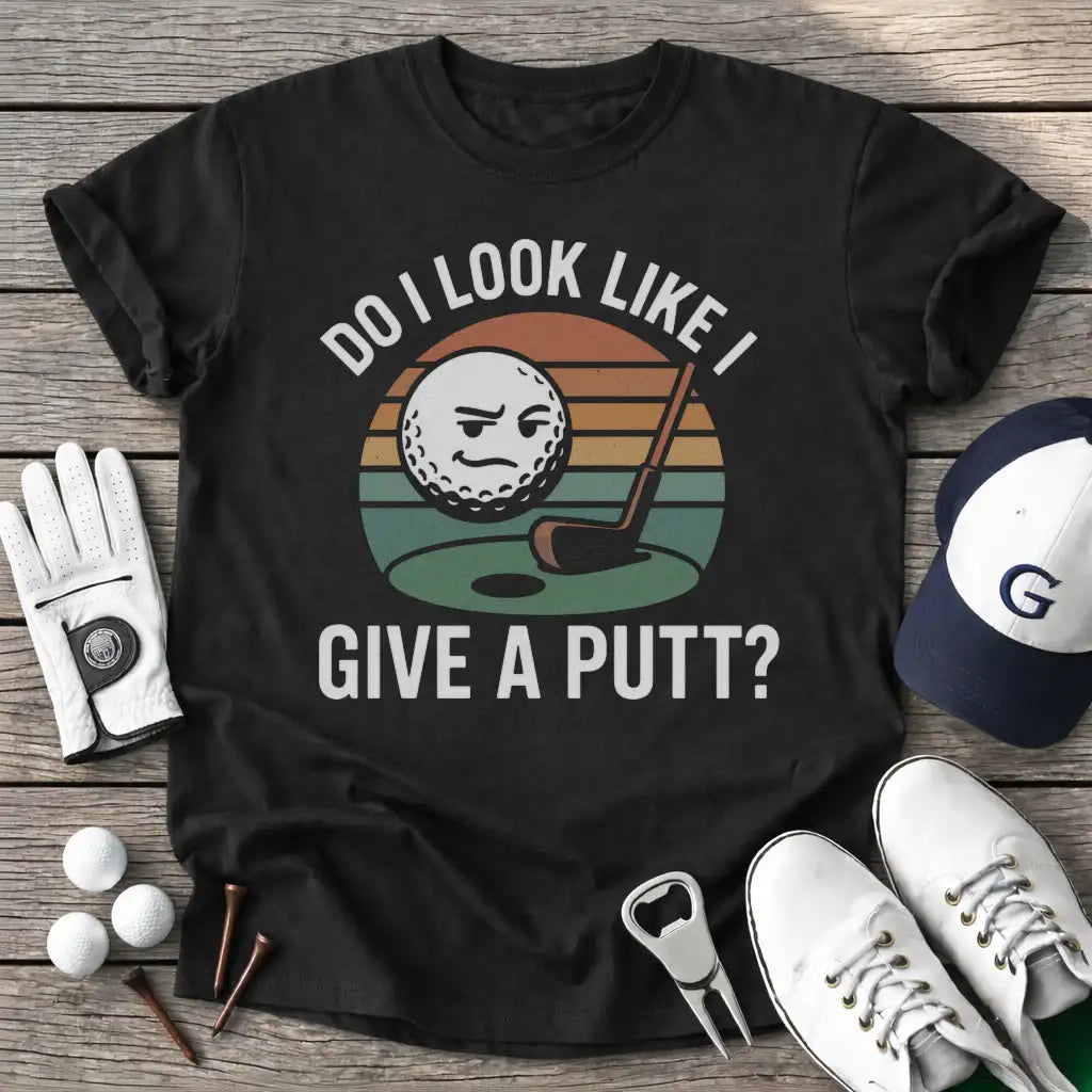 Black / S Look Like Give Putt T-Shirt