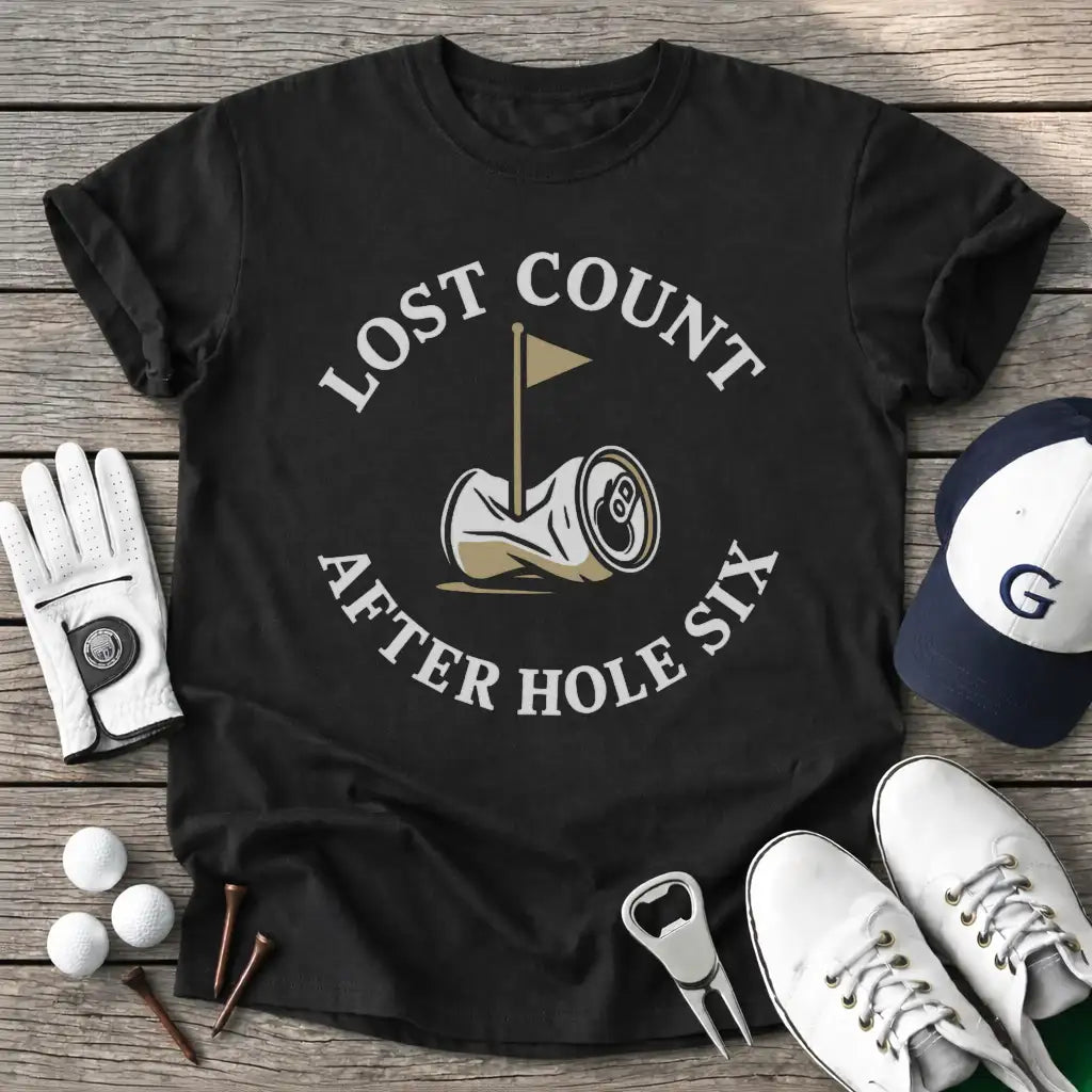 Black / S Lost Count After T-Shirt
