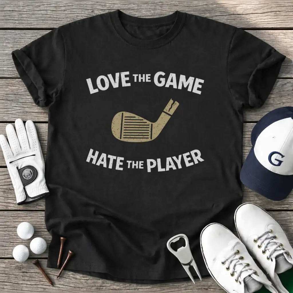 Black / S Love The Game Hate T-Shirt