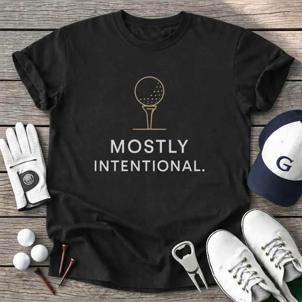 Black / S Mostly Intentional T-Shirt