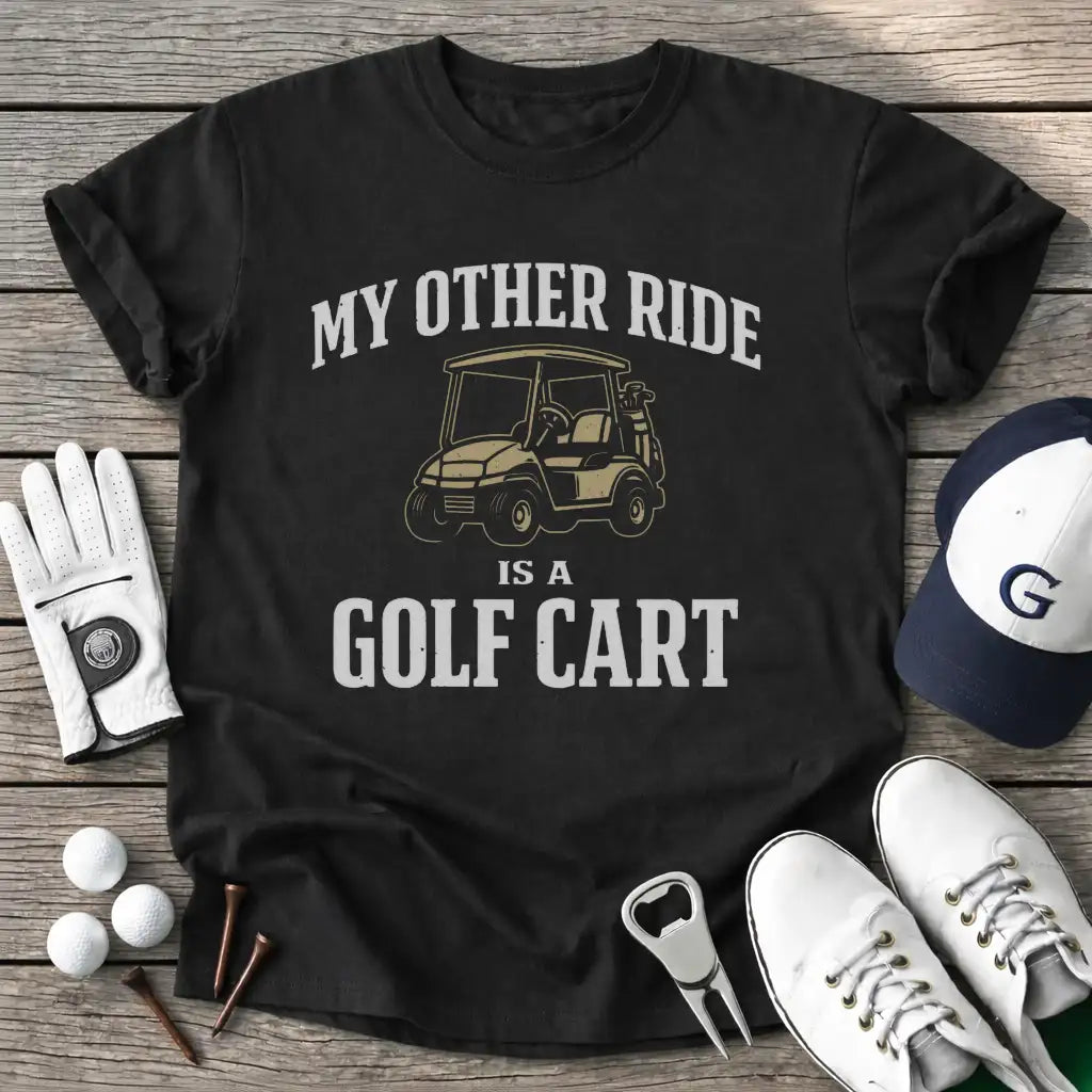 Other Ride Golf Cart T-Shirt in Black
