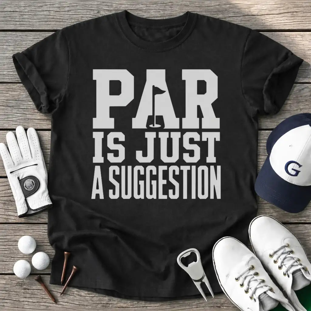 Par Just Suggestion T-Shirt in Black